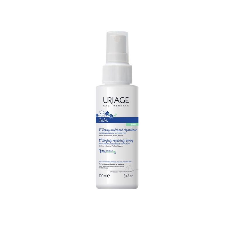 Uriage Eau Thermale Bébé Spray Assorbente e Riparatore 100ml-1