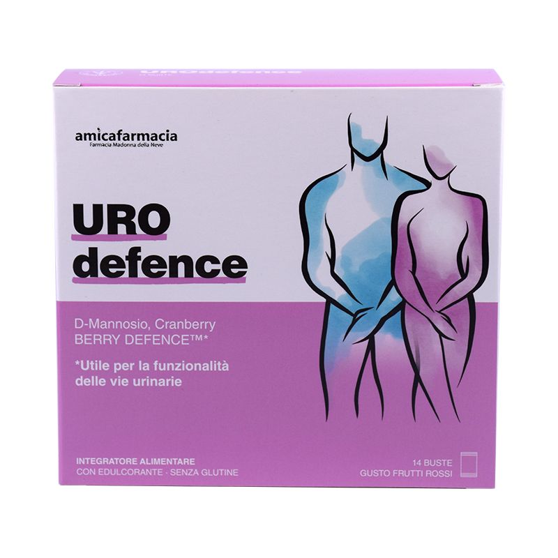 Amicafarmacia Uro Defence per la funzionalità delle vie urinarie 14 buste gusto frutti rossi-1