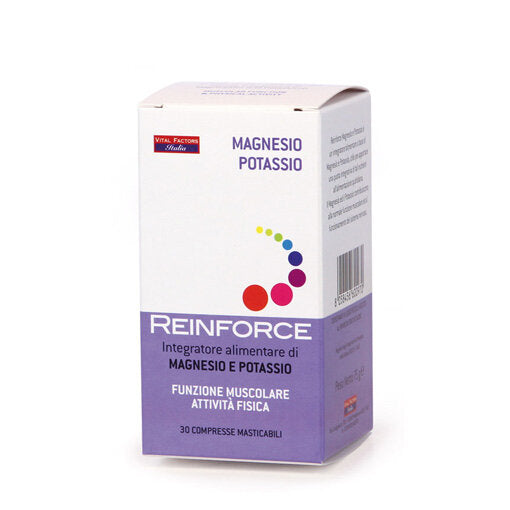 Reinforce Magnesio e Potassio integratore alimentare di magnesio e potassio 30 compresse-2