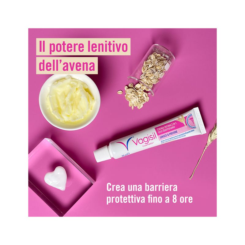 Vagisil Crema Intima Idratante Lenitiva Con Avena Prebiotica Naturale Per Irritazioni Intime 30g-4