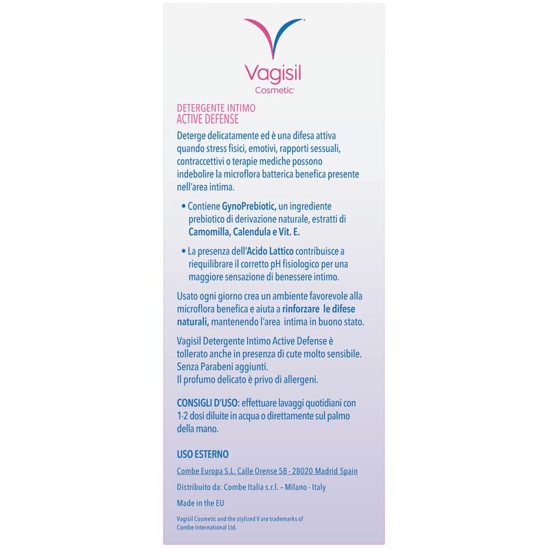 Vagisil Detergente Intimo pH Balance Per L'Igiene Intima Quotidiana Con Prebiotici Naturali 250ml-3