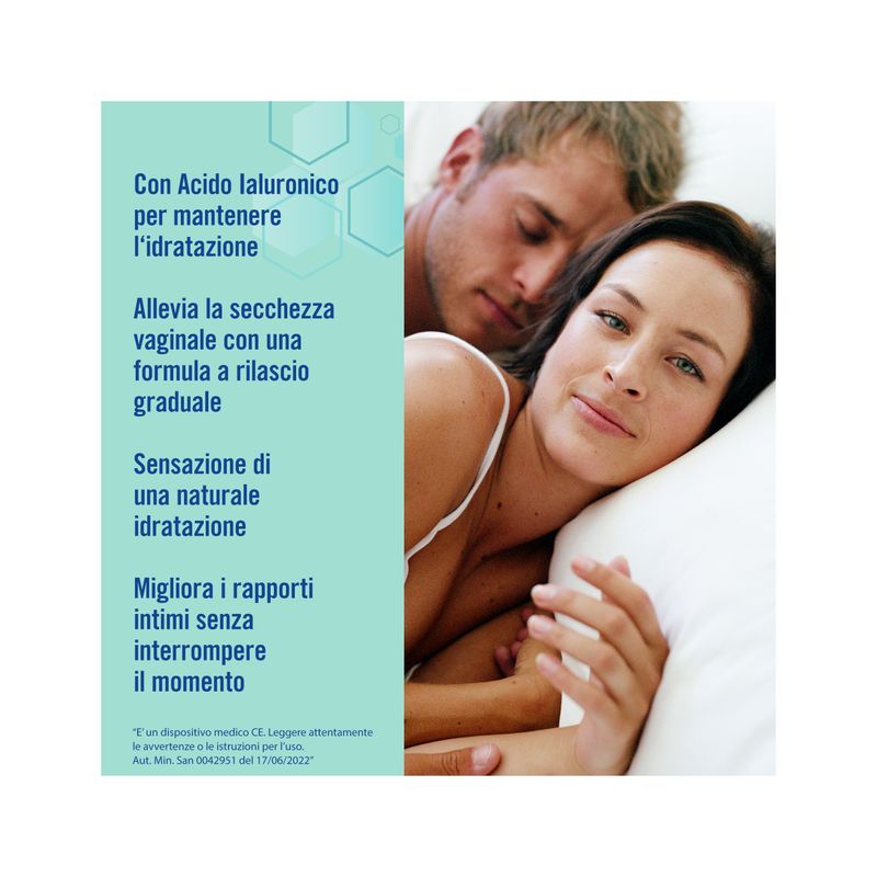 Vagisil Gel Lubrificante Idratante Interno Con Acido Ialuronico 6 Applicatori Monodose 30g-3