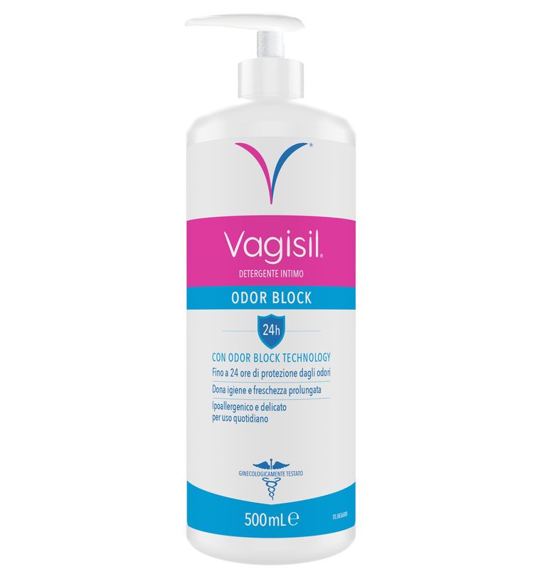 Vagisil Detergente Intimo Odor Block Per l'Igiene Quotidiana Rinfrescante Con Aloe Vera 500ml-1