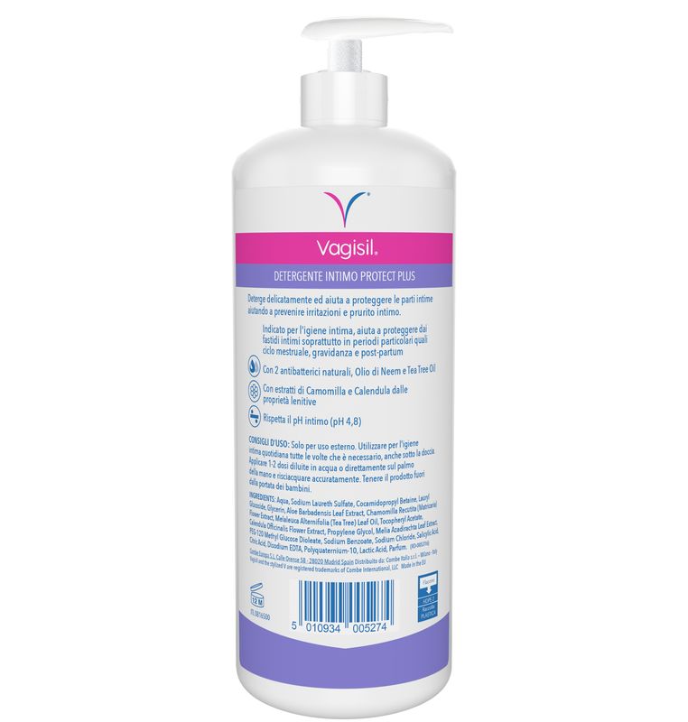 Vagisil Detergente Intimo Antibatterico Protect Plus Per l'Igiene Quotidiana Con Tea Tree Oil 500ml-5