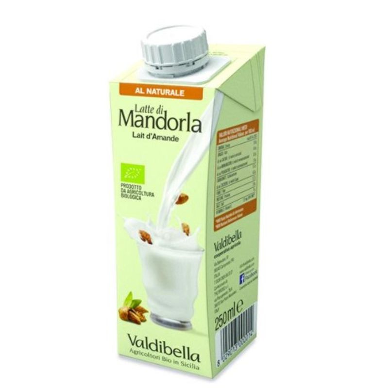 Valdibella Latte di Mandorla Biologico al naturale 250ml-1