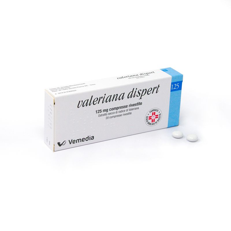 Valeriana Dispert Ipnotico e Sedativo 20 compresse 125mg-2
