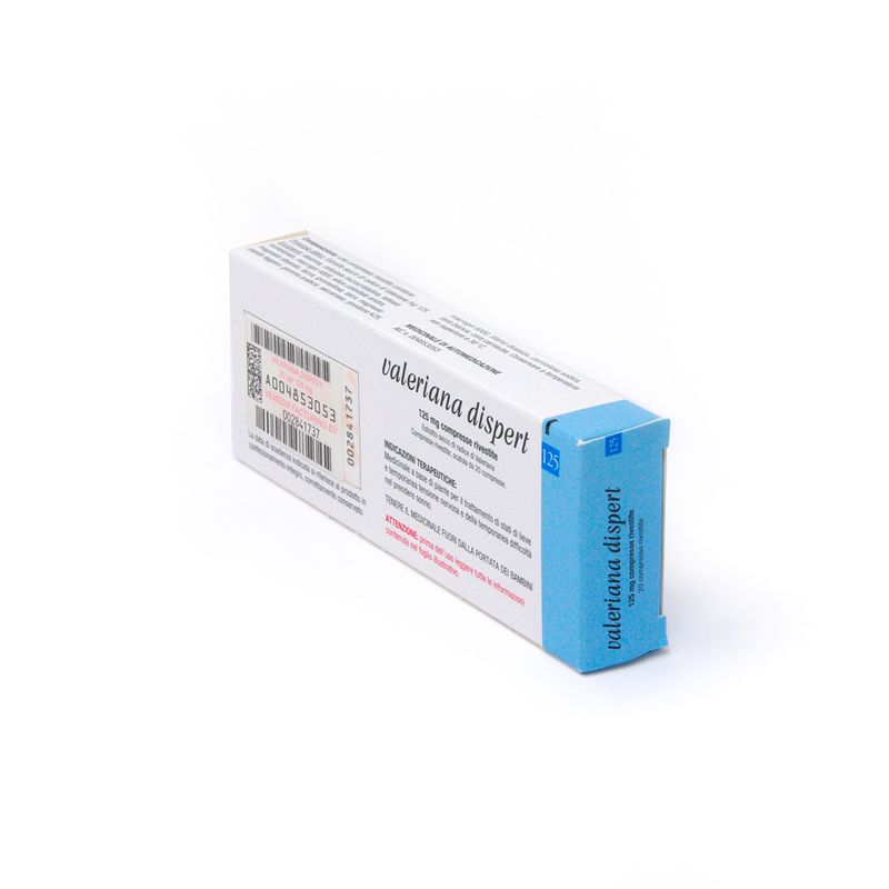 Valeriana Dispert Ipnotico e Sedativo 20 compresse 125mg-3