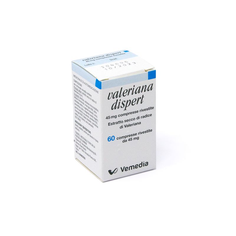 Valeriana Dispert Ipnotico e Sedativo 60 compresse rivestite 45mg-2