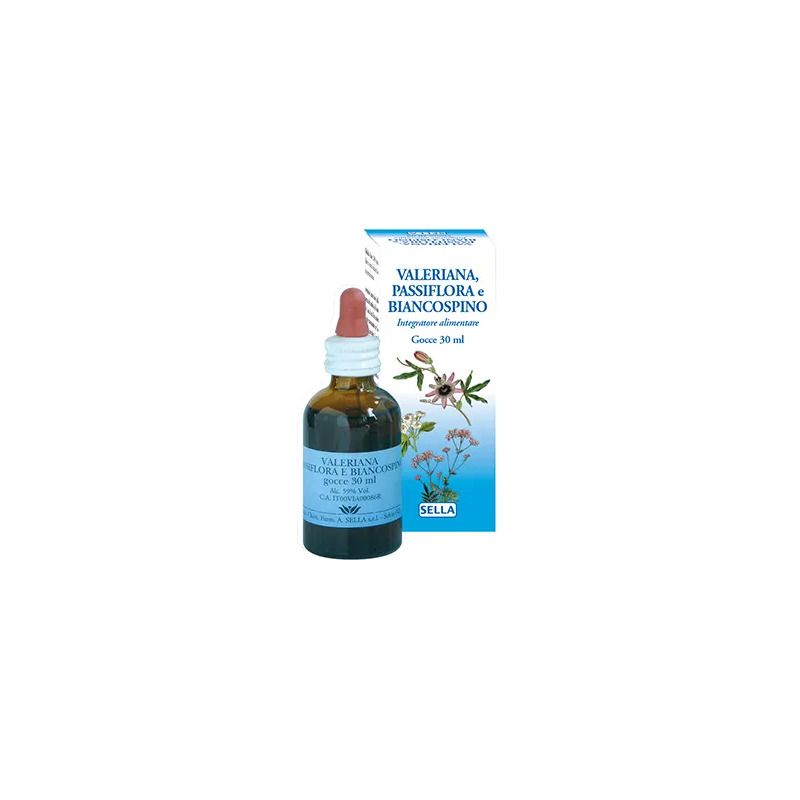 Valeriana Passiflora e Biancospino Gocce 30ml-1