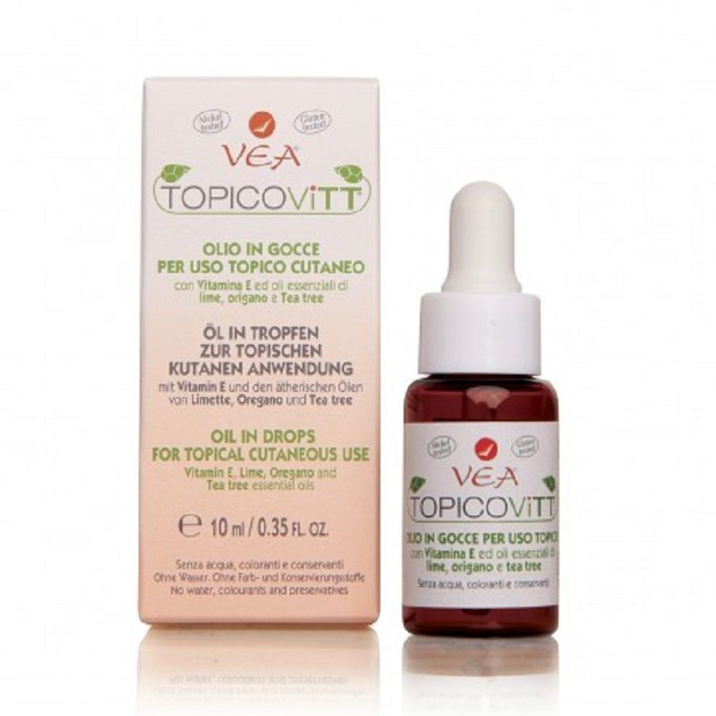 Vea Topicovitt olio in gocce emolliente per la cute 10ml-1