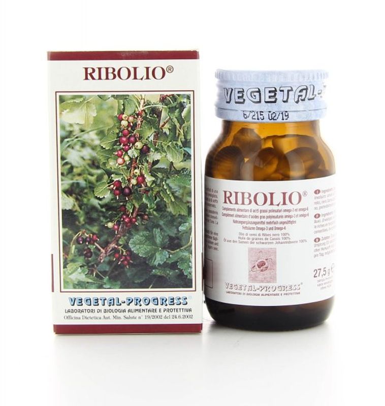 Vegetal progress Ribolio Olio di Ribes Nero 50 capsule-1