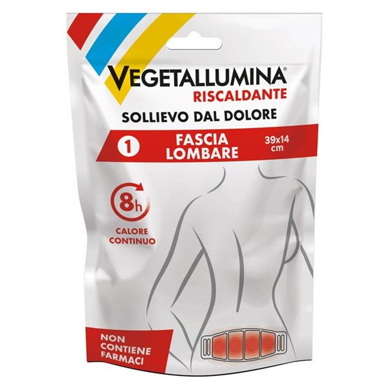 Vegetallumina Fascia Lombare Riscaldante 39x14cm 1 Pezzo-1