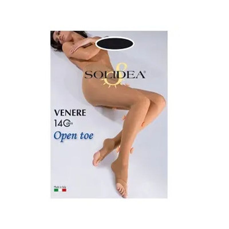 Solidea Venere Collant 140 Denari Punta Aperta Colore Nero Taglia 1 - S-1