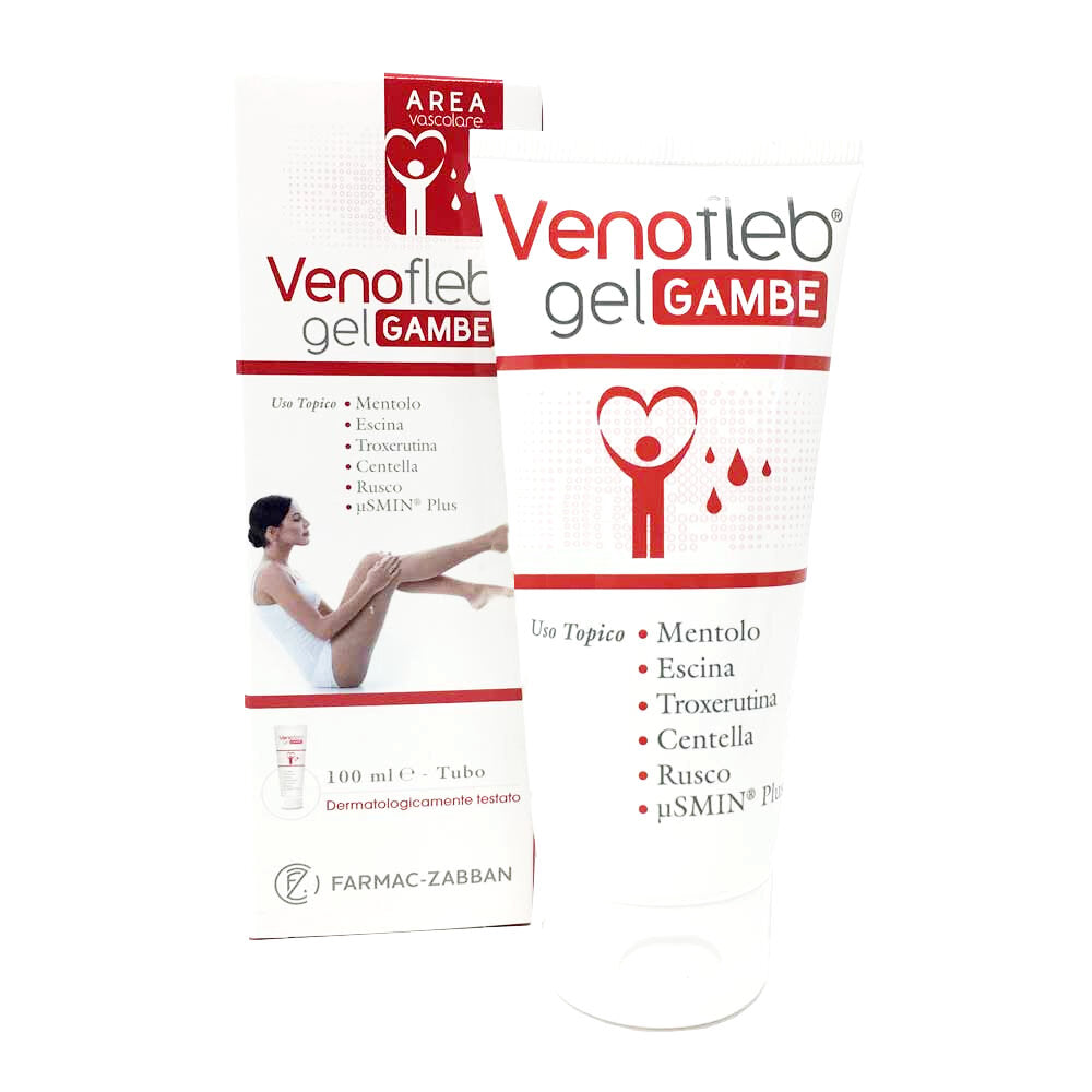 Venofleb Gel Gambe attenua la pesantezza di gambe e caviglie 100ml-2