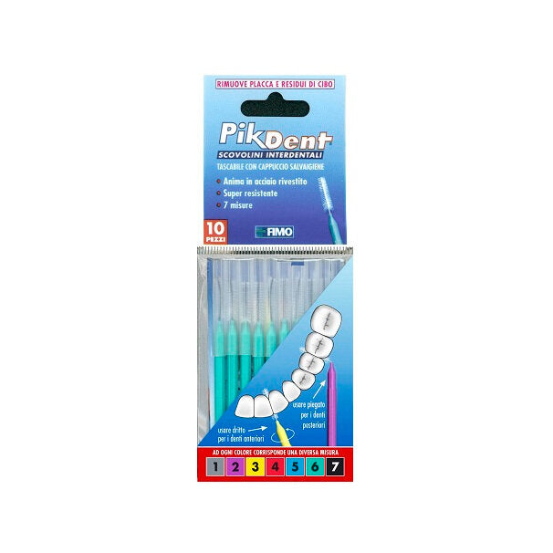 PikDent scovolini interdentali 10 pezzi 1.0 mm-2