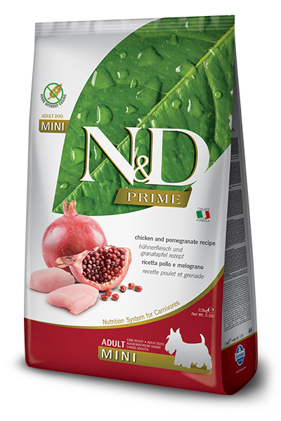 Farmina N&D Prime Pollo E Melograno Cani Adulti Taglia Mini Sacco 800g-1