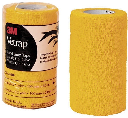 Vetrap Fascia Elastica Gialla Per Equini 10cmx2,30m-1