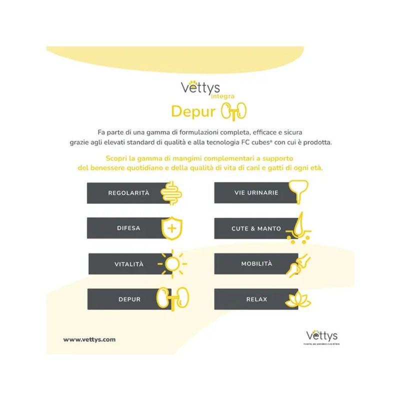 Vettys Integra Depur Per Gatti 30 Compresse-5