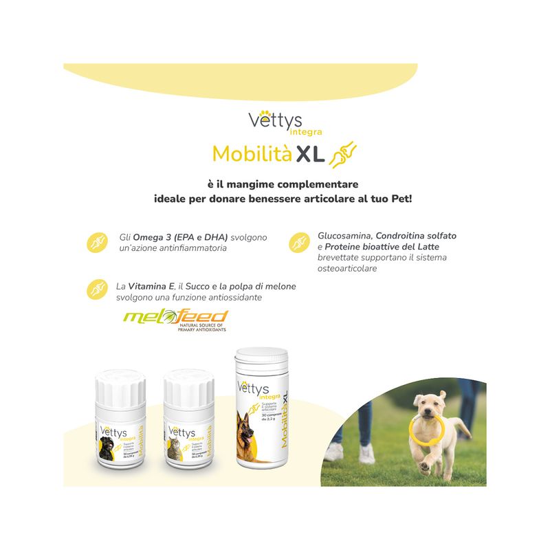 Vettys Integra Mobilità Per Cani Taglia XL 30 Compresse-3