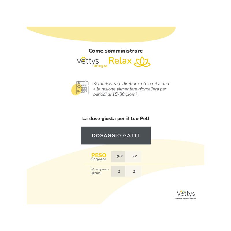 Vettys Integra Relax Per Gatti 30 Compresse-4