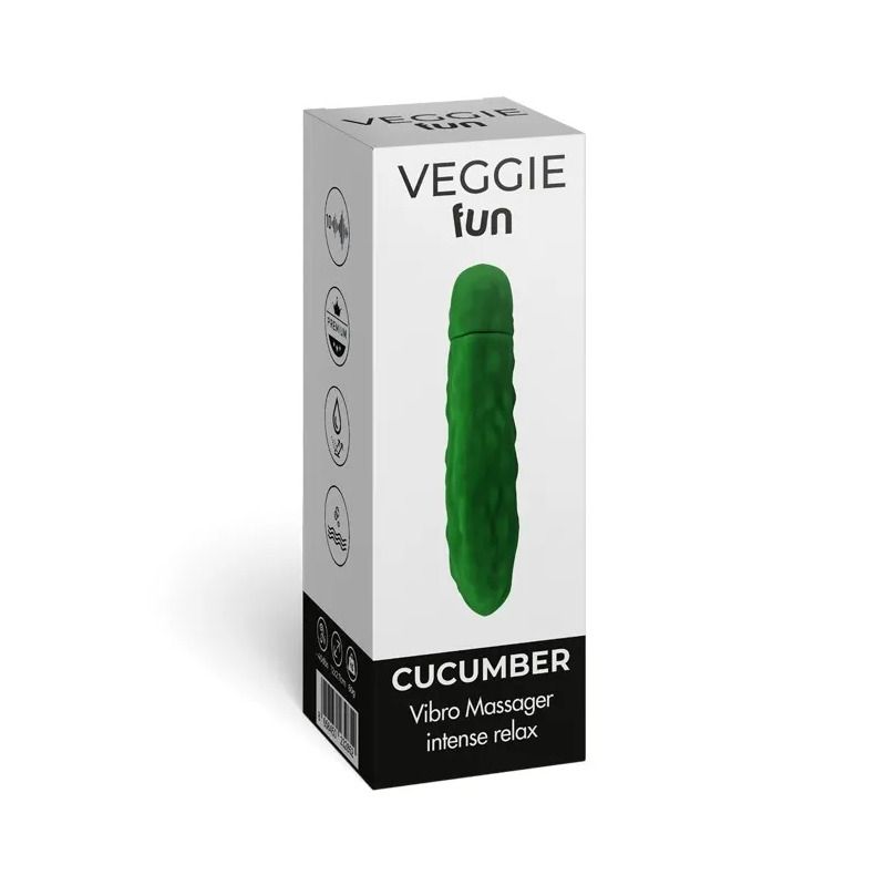 LR Wonder Company Veggie Fun Cucumber massaggiatore vibrante femminile 1 pezzo-1
