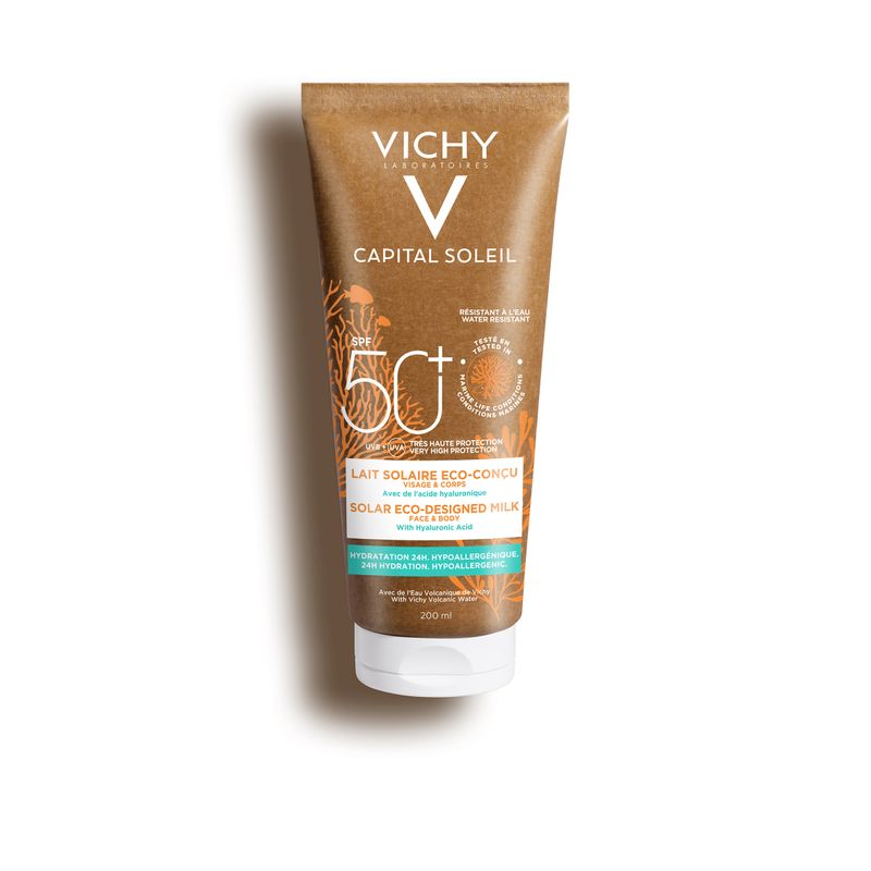 Vichy CAPITAL SOLEIL LATTE SOLARE VISO CORPO LATTE SOLARE ECO-SOSTENIBILE VISO E CORPO 50+SPF 200 ml-2