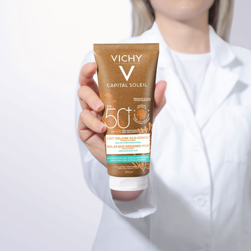 Vichy CAPITAL SOLEIL LATTE SOLARE VISO CORPO LATTE SOLARE ECO-SOSTENIBILE VISO E CORPO 50+SPF 200 ml-3