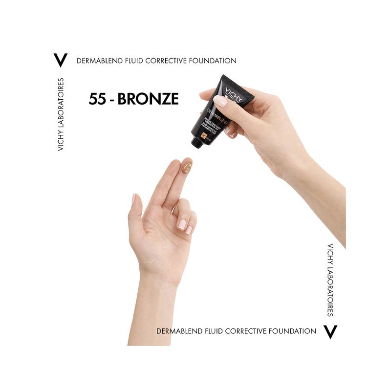 Vichy Dermablend SPF35 fondotinta fluido coprente tonalità 55 30ml-9