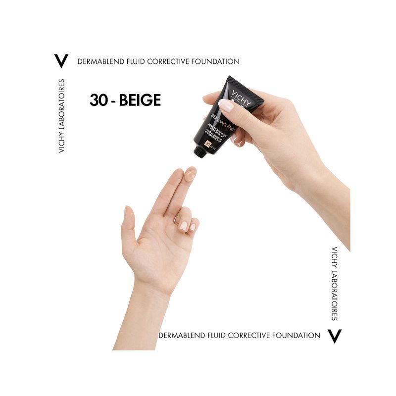Vichy Dermablend SPF35 fondotinta fluido coprente tonalità 30 30ml-9