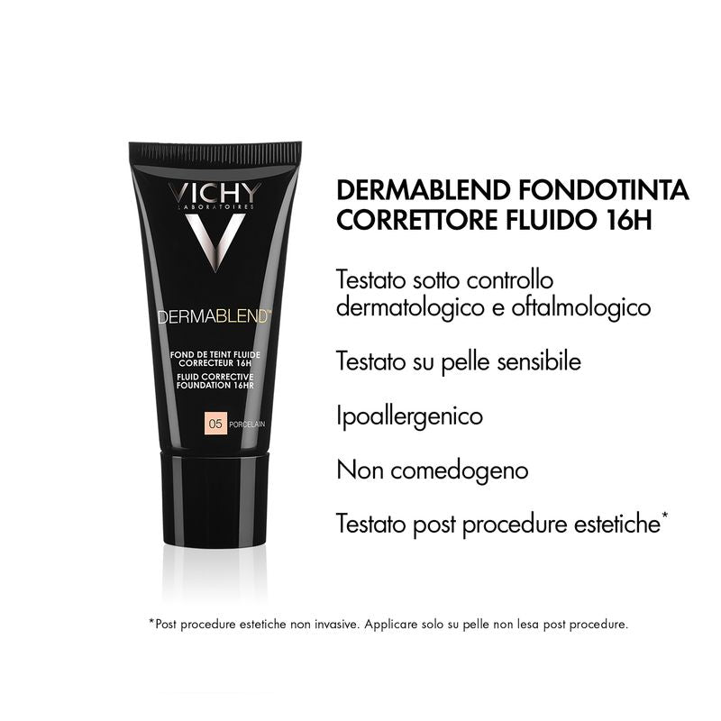 Vichy Dermablend SPF35 fondotinta fluido coprente tonalità 45 30ml-5