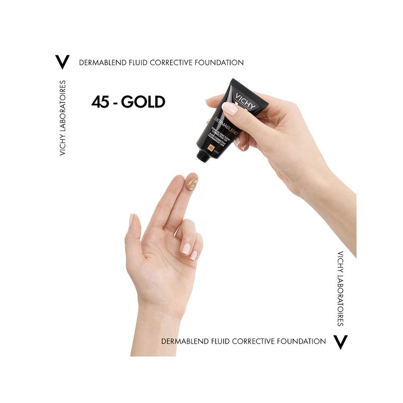 Vichy Dermablend SPF35 fondotinta fluido coprente tonalità 45 30ml-9