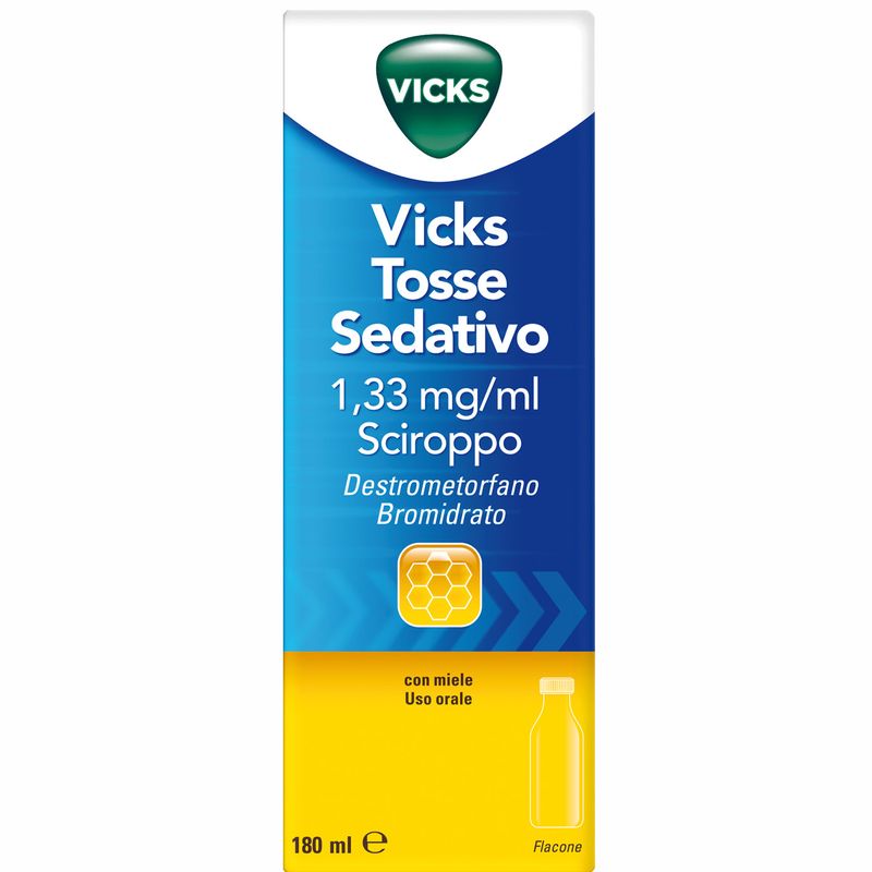 Vicks Tosse Sedativo 180ml gusto miele-1