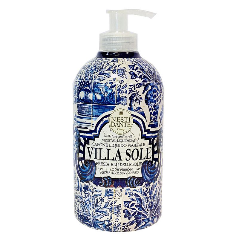 Nesti Dante Villa Sole Fresia Blu delle Eolie sapone vegetale 500ml-1