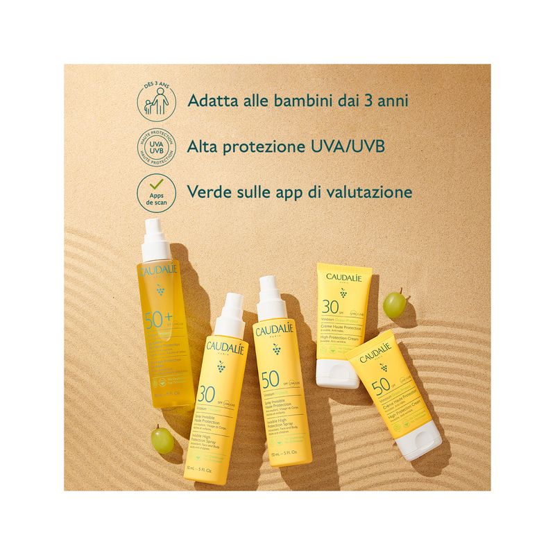 Caudalie Vinosun Protect Acqua Solare ad Altissima Protezione SPF50+ 150ml-5