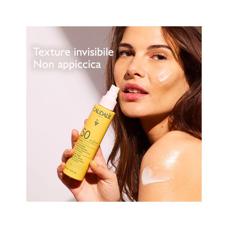 Caudalie Vinosun Protect Spray Invisibile ad Alta Protezione SPF50 150ml-3