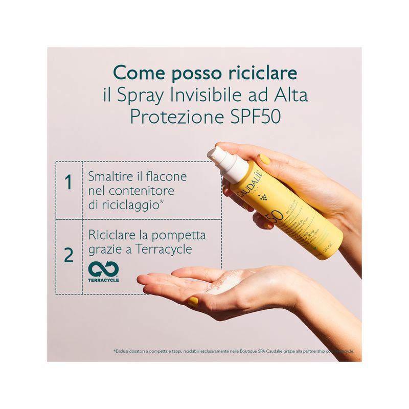 Caudalie Vinosun Protect Spray Invisibile ad Alta Protezione SPF50 150ml-7