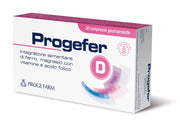 Progefer D integratore alimentare 30 compresse gastroprotette-1