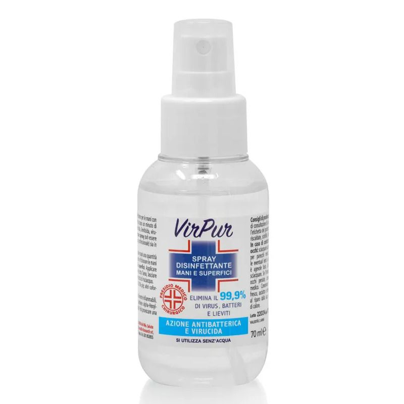 Virpur Spray Disinfettante Mani E Superfici 70ml-1