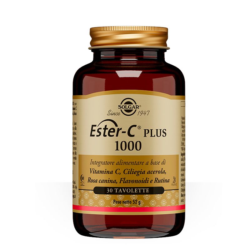 Solgar Ester-C Plus 1000 integratore alimentare 30 tavolette-1