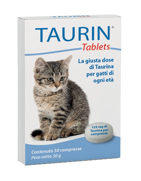 Taurin Mangime Complementare Per Gatti 30 Compresse-1