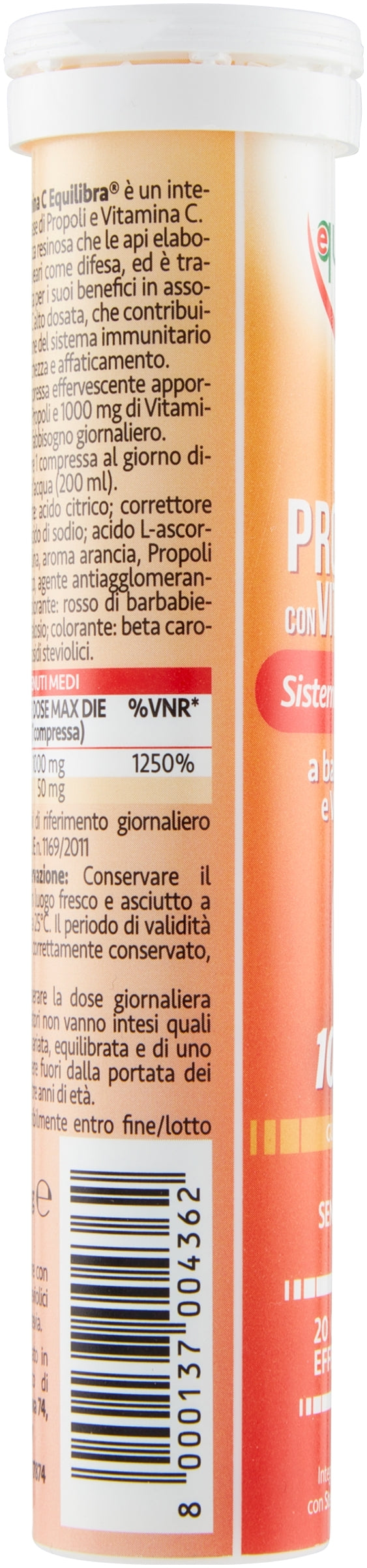 Equilibra Più Propoli Con Vitamina C 20 Compresse Effervescenti-2