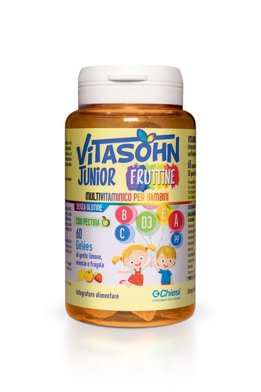 Vitasohn Fruttine multivitaminico per bambini 60 fruttine con succo di frutta-1