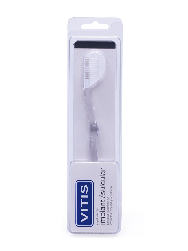 Vitis Implant Sulcular Spazzolino per impianti dentali 1 pezzo colori assortiti-1