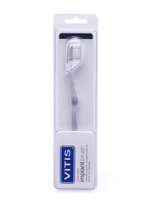 Vitis Implant Soft Brush Spazzolino per impianti dentali 1 pezzo colori assortiti-1