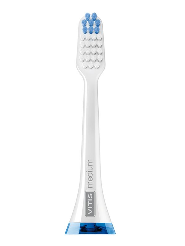 Vitis Sonic S10/S20 testina di ricambio setole medie 2 pezzi-2