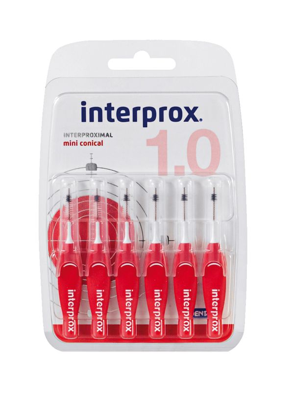 Interprox Interproximal Mini Conical 1.0 6 Pezzi-3