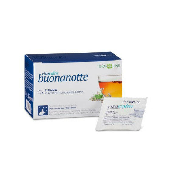 Biosline VitaCalm Buonanotte Tisana 20 bustine filtro-2