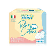 Vivicot Puro Cotone Assorbenti Ali Giorno 14 Pezzi-1