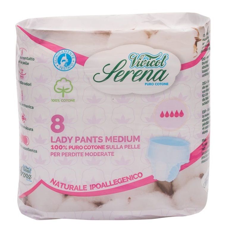 Vivicot Serena Lady Pants Medium 8 Pezzi-1