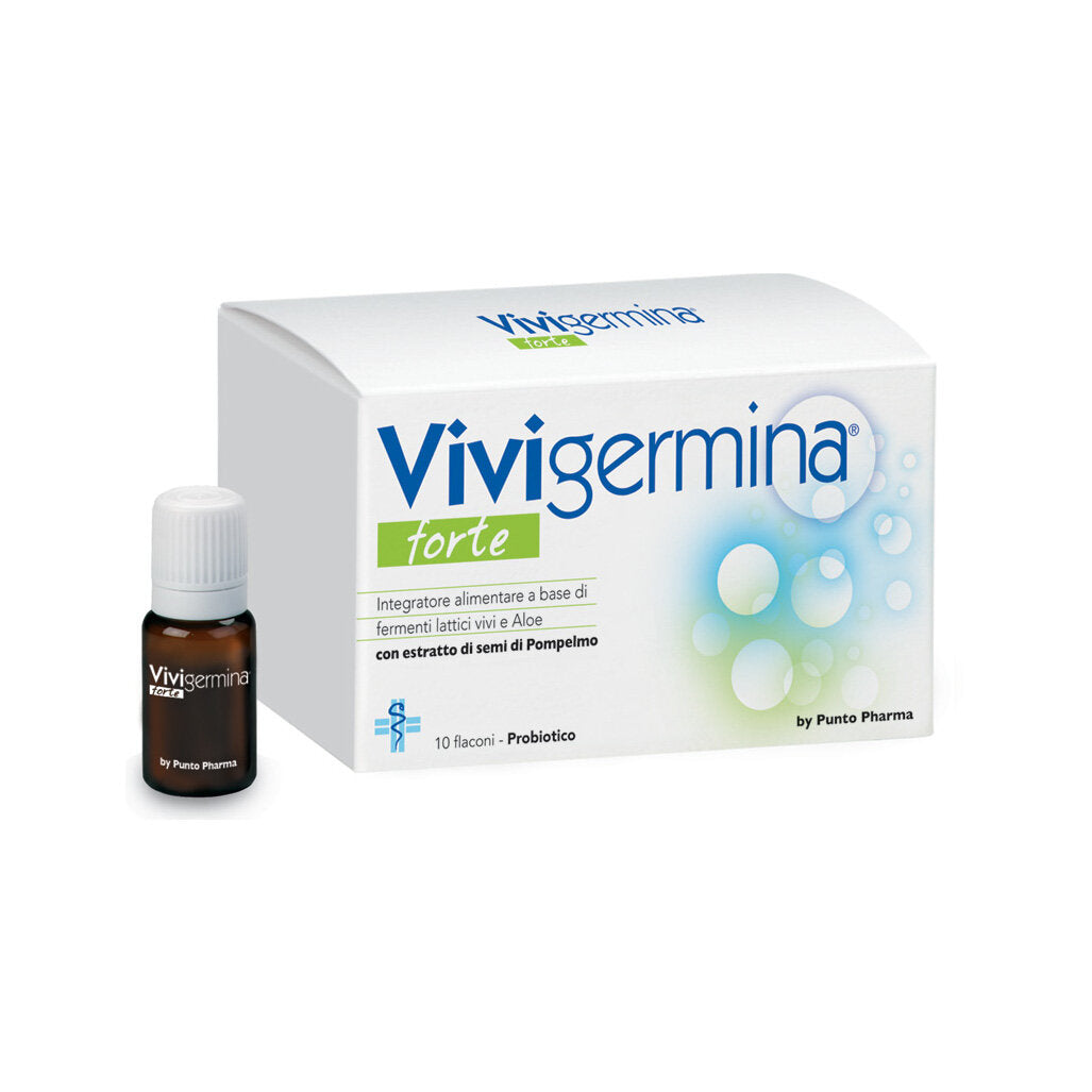 Vivigermina forte integratore di fermentici lattici vivi e aloe 10 flaconcini-2